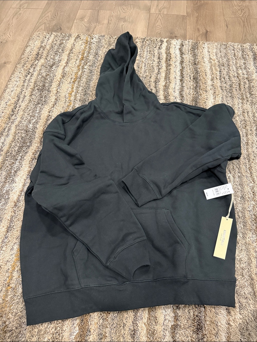 Fear of God Black Pullover Hoodie